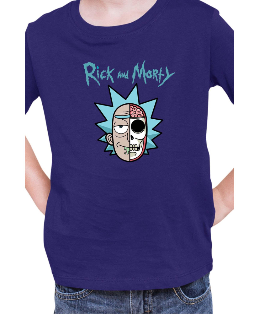 Детска Тениска Rick And Morty Skull Детска Тениска Rick And Morty Skull