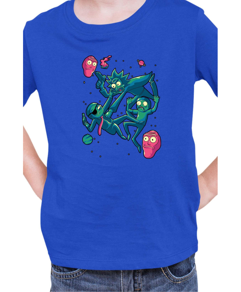 Детска Тениска Rick And Morty Space