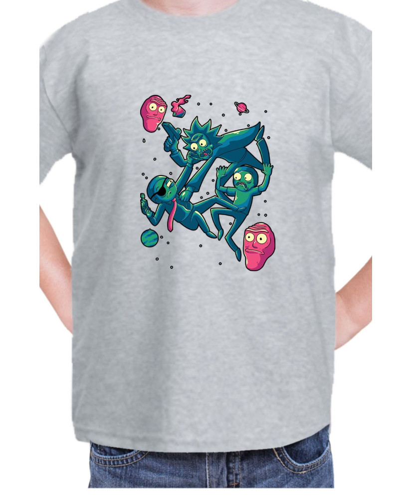 Детска Тениска Rick And Morty Space