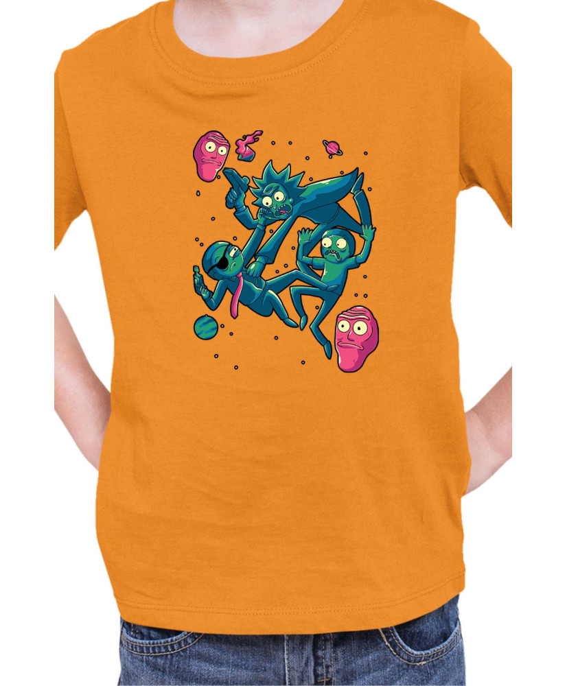Детска Тениска Rick And Morty Space