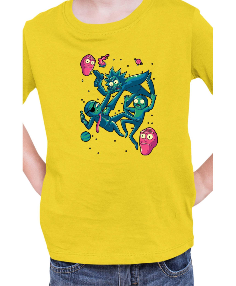Детска Тениска Rick And Morty Space