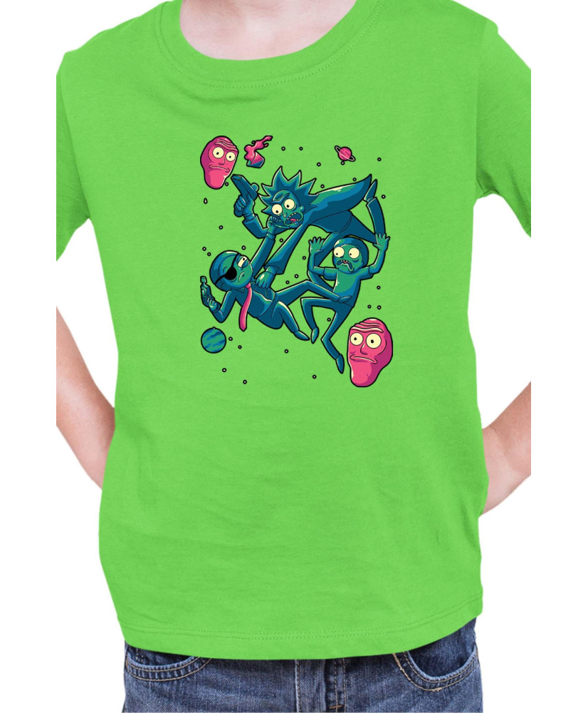 Детска Тениска Rick And Morty Space