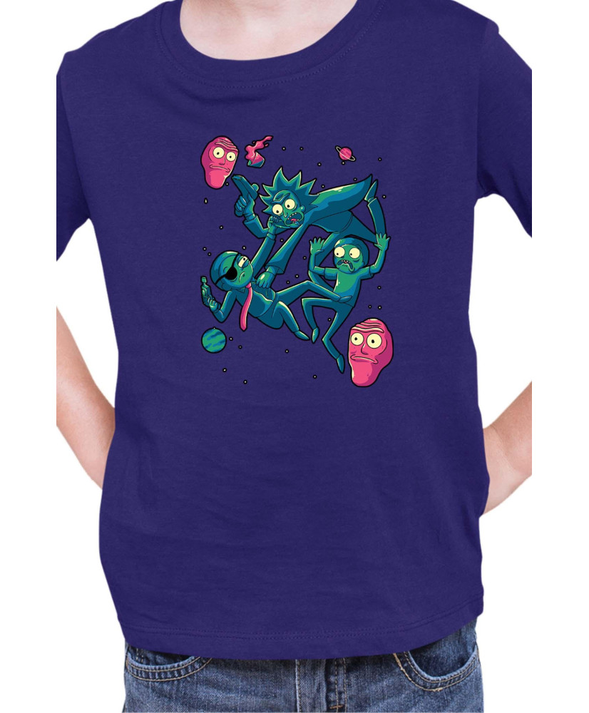 Детска Тениска Rick And Morty Space