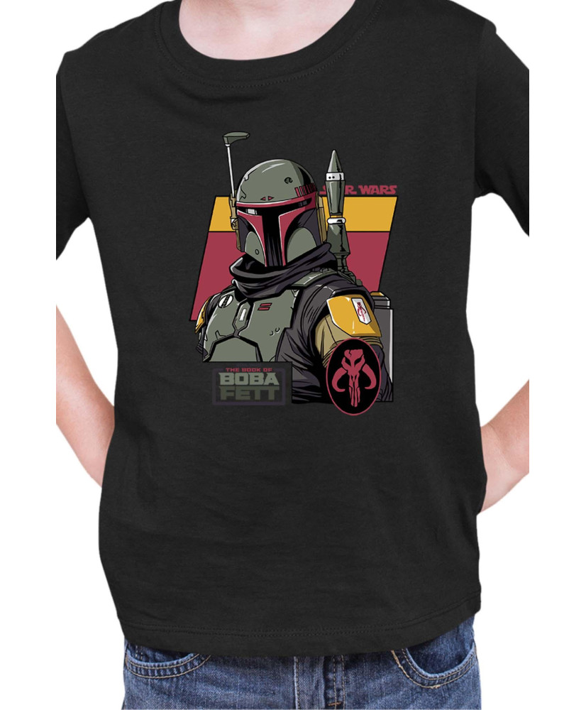 Детска Тениска Star Wars Boba Fett Book