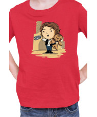 Детска Тениска Star Wars Cute Han Solo Chewbaka