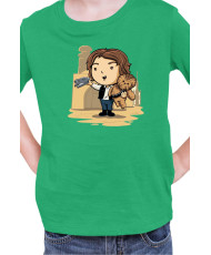 Детска Тениска Star Wars Cute Han Solo Chewbaka