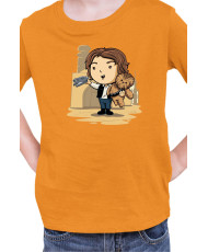 Детска Тениска Star Wars Cute Han Solo Chewbaka