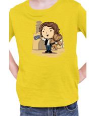 Детска Тениска Star Wars Cute Han Solo Chewbaka
