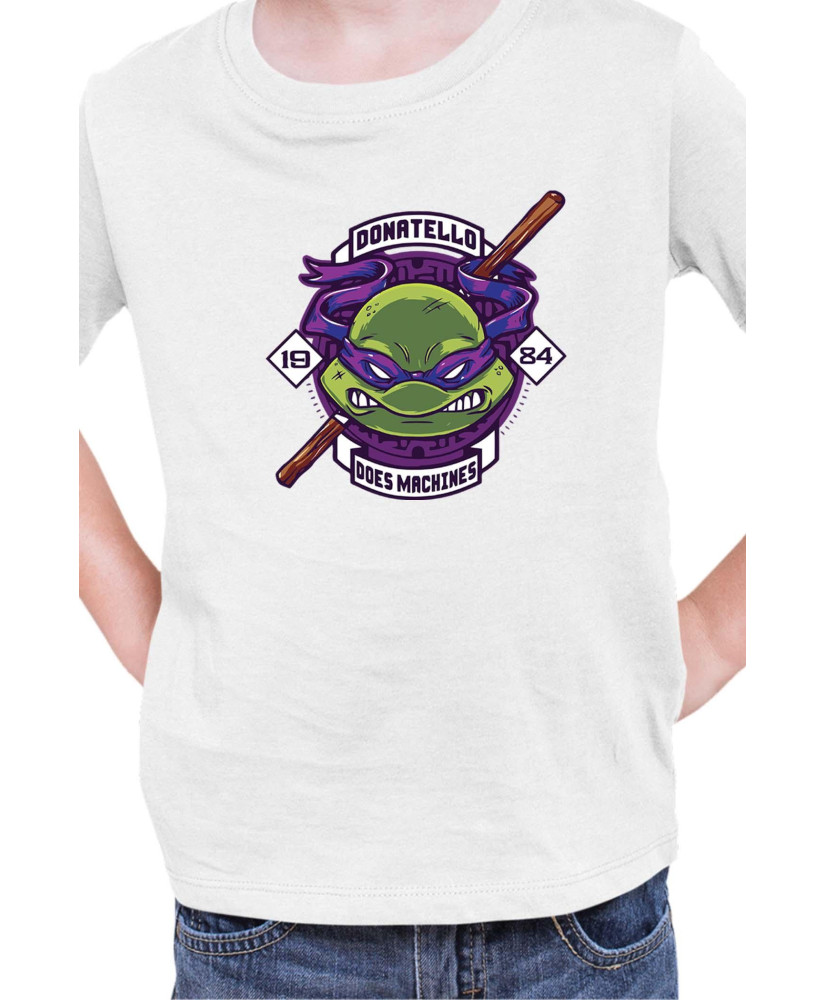 Детска Тениска Tmnt Teenage Mutant Ninja Turtles Donatelo Does Machines