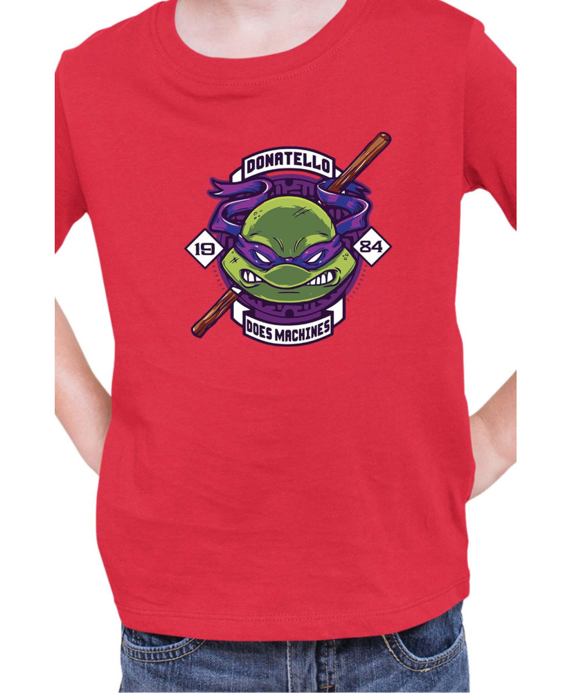Детска Тениска Tmnt Teenage Mutant Ninja Turtles Donatelo Does Machines