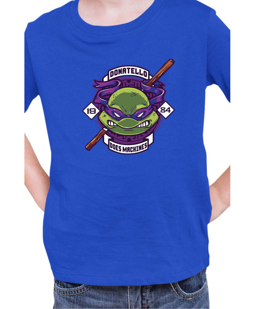 Детска Тениска Tmnt Teenage Mutant Ninja Turtles Donatelo Does Machines