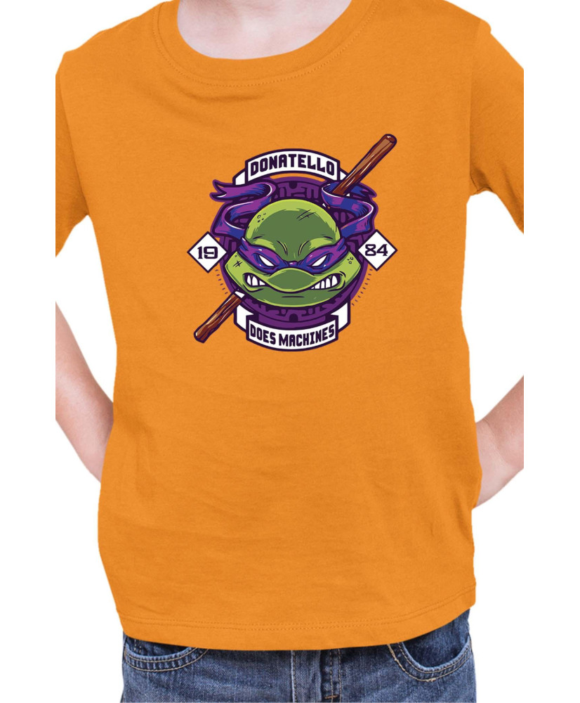 Детска Тениска Tmnt Teenage Mutant Ninja Turtles Donatelo Does Machines