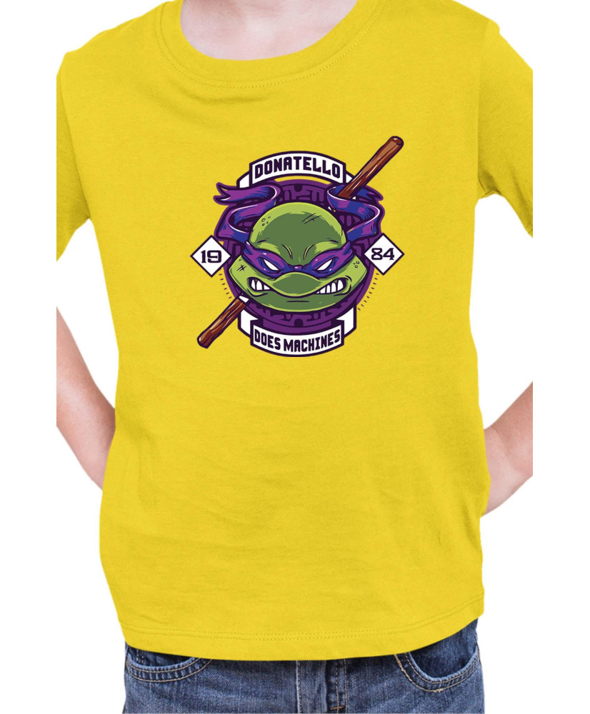 Детска Тениска Tmnt Teenage Mutant Ninja Turtles Donatelo Does Machines