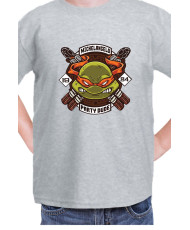 Детска Тениска Tmnt Teenage Mutant Ninja Turtles Michelangelo Party Dude
