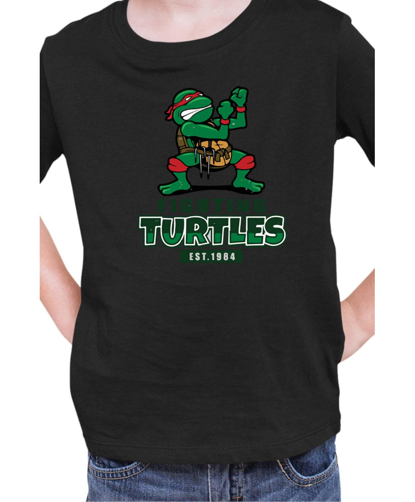 Детска Тениска Tmnt Teenage Mutant Ninja Turtles Raphael Turtles Fighting