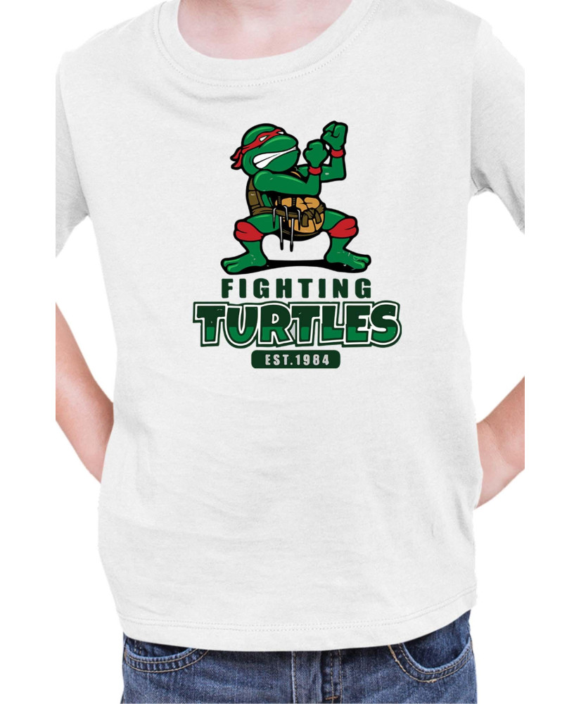 Детска Тениска Tmnt Teenage Mutant Ninja Turtles Raphael Turtles Fighting