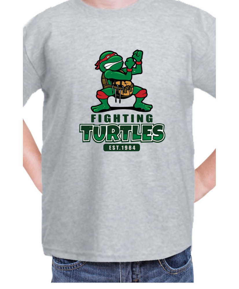 Детска Тениска Tmnt Teenage Mutant Ninja Turtles Raphael Turtles Fighting
