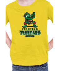 Детска Тениска Tmnt Teenage Mutant Ninja Turtles Raphael Turtles Fighting