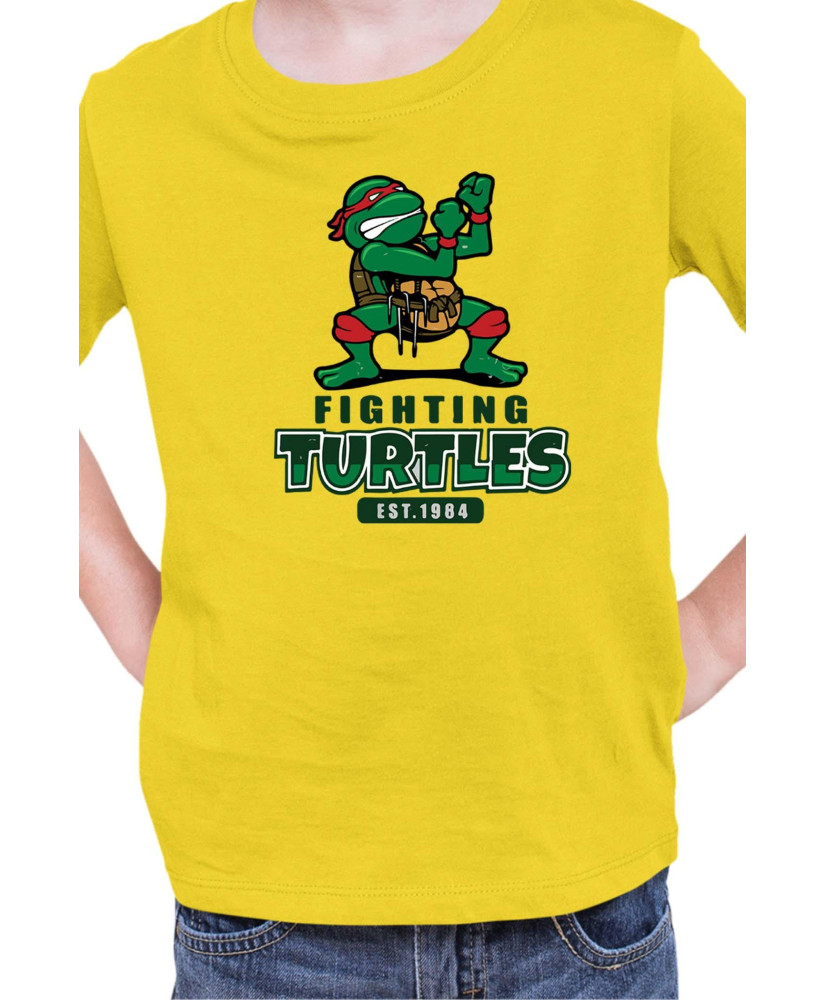 Детска Тениска Tmnt Teenage Mutant Ninja Turtles Raphael Turtles Fighting