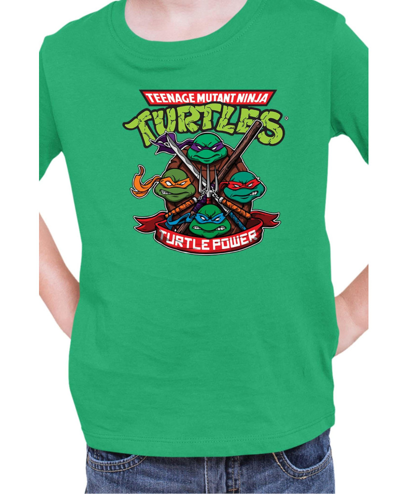 Детска Тениска Tmnt Teenage Mutant Ninja Turtles Turtle Power