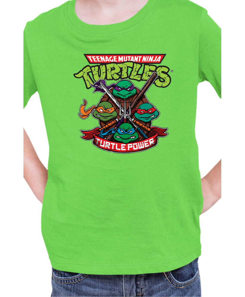 Детска Тениска Tmnt Teenage Mutant Ninja Turtles Turtle Power