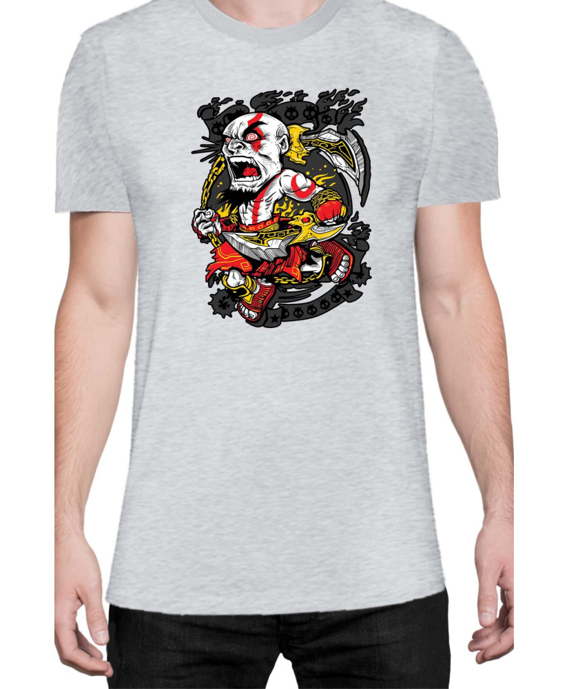 Мъжка Тениска God Of War Chibi Kratos