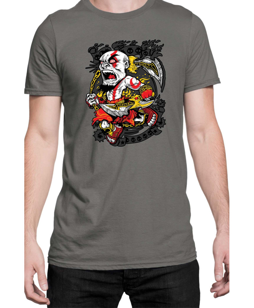 Мъжка Тениска God Of War Chibi Kratos