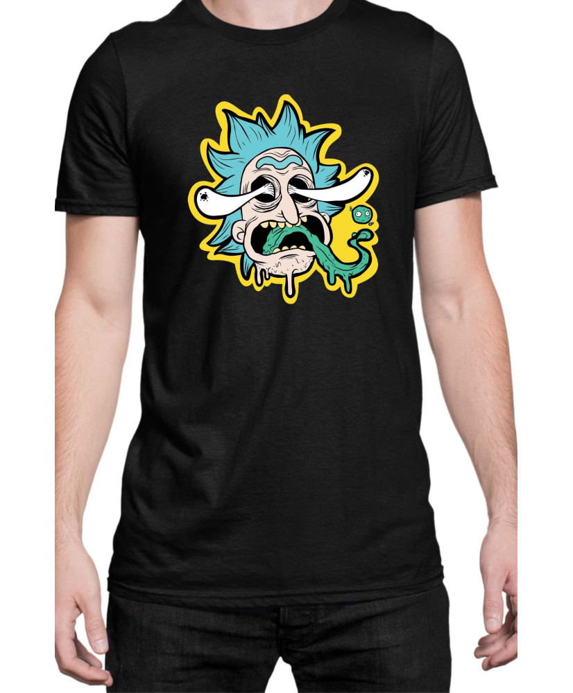 Мъжка Тениска Rick And Morty Panic Face