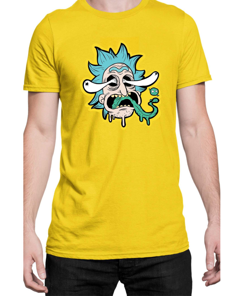 Мъжка Тениска Rick And Morty Panic Face