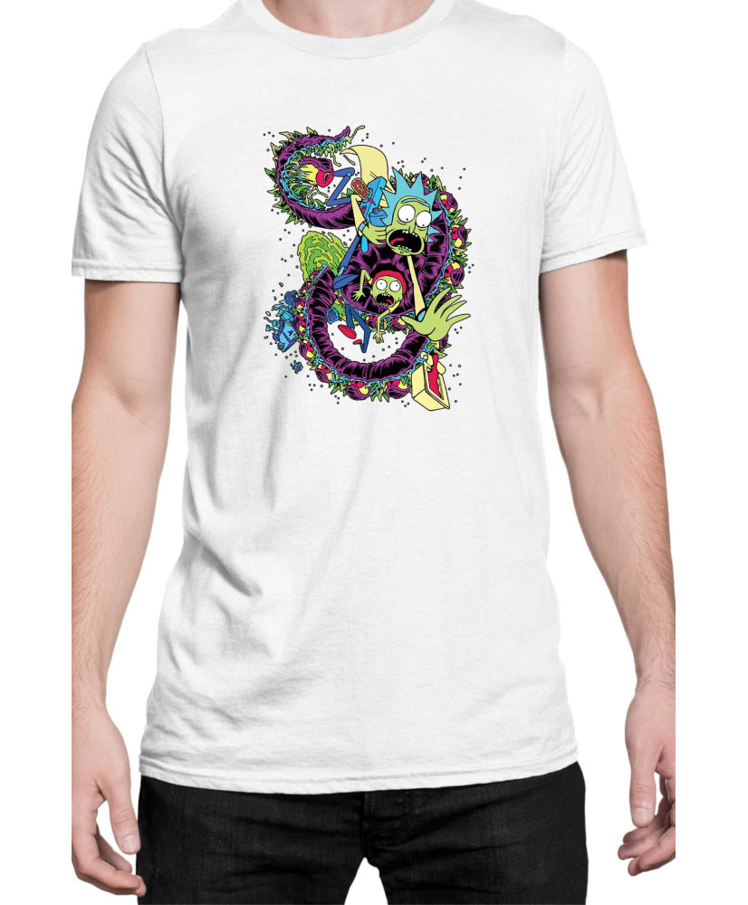 Мъжка Тениска Rick And Morty Psychedelic