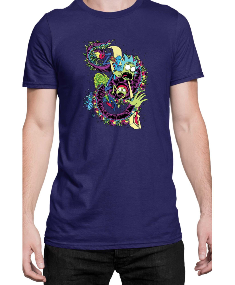 Мъжка Тениска Rick And Morty Psychedelic