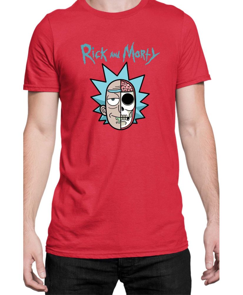 Мъжка Тениска Rick And Morty Skull