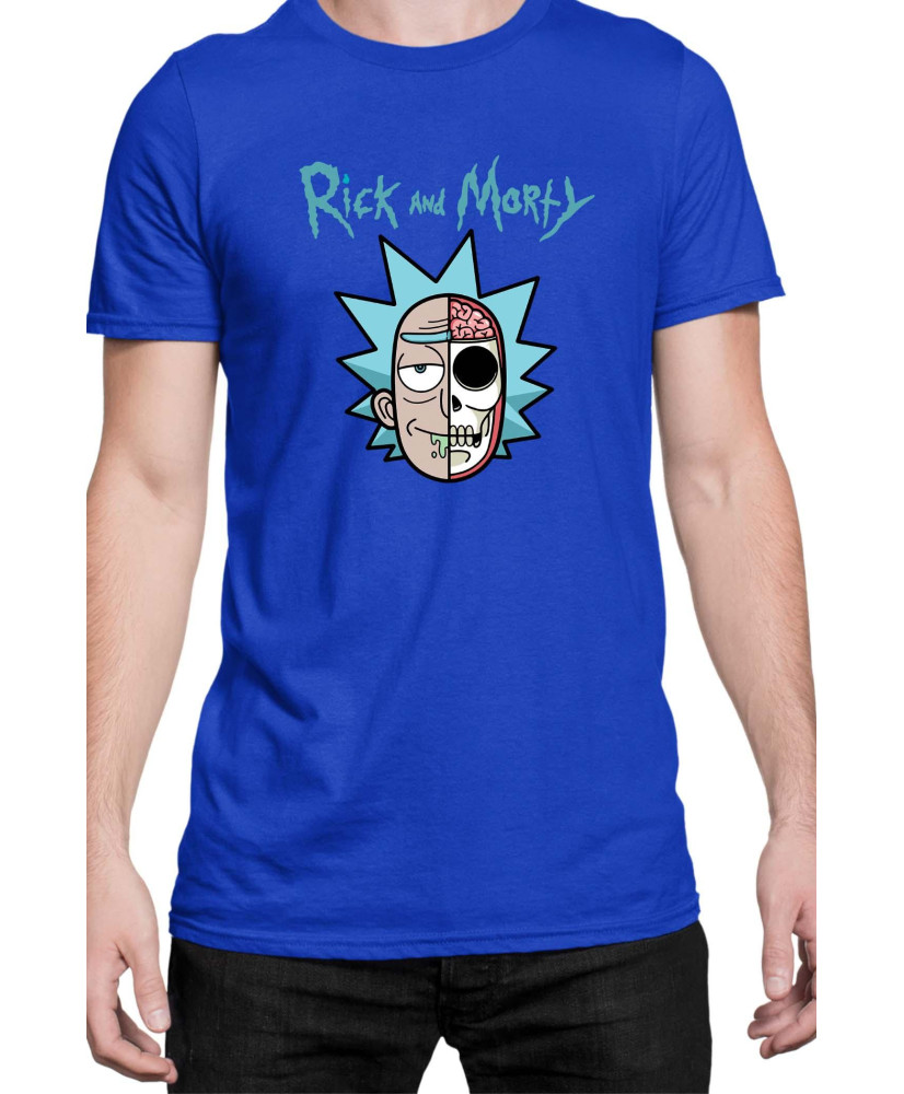 Мъжка Тениска Rick And Morty Skull