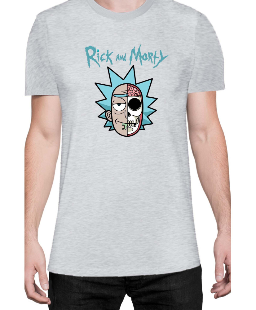 Мъжка Тениска Rick And Morty Skull