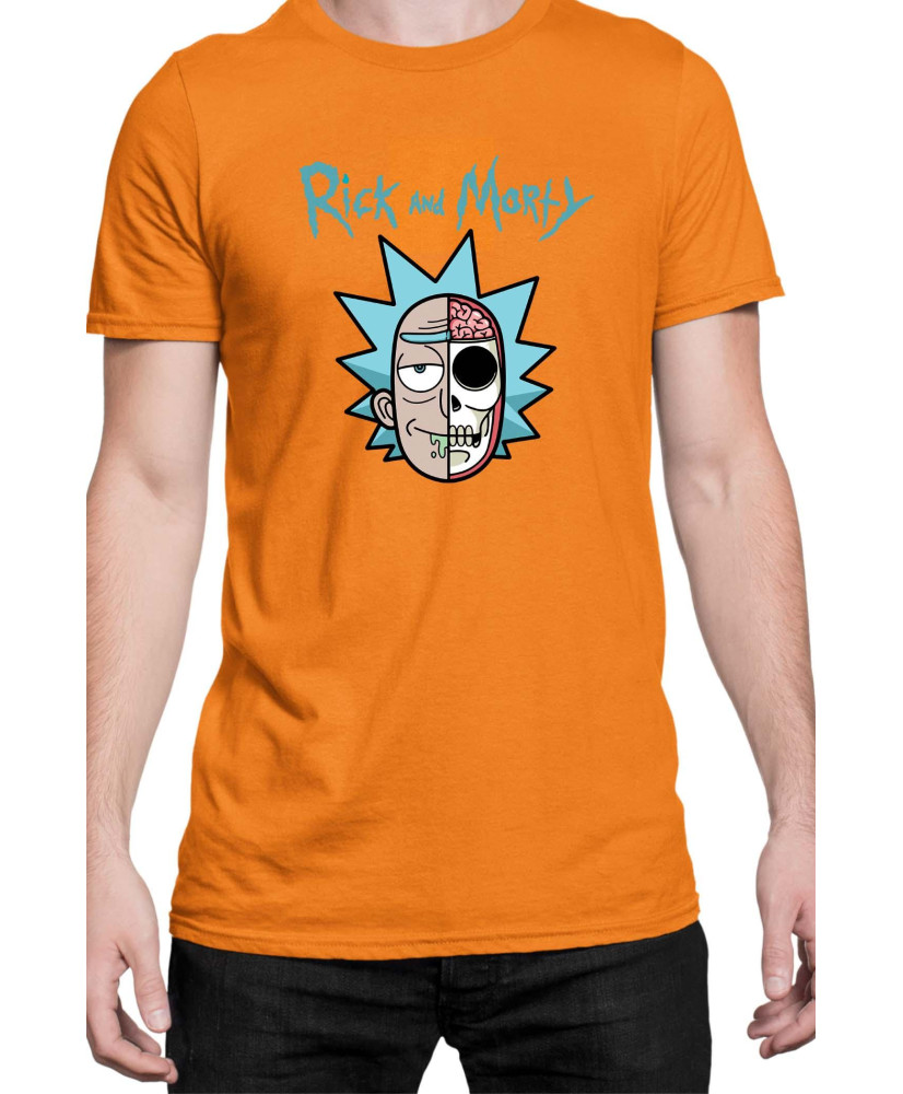 Мъжка Тениска Rick And Morty Skull