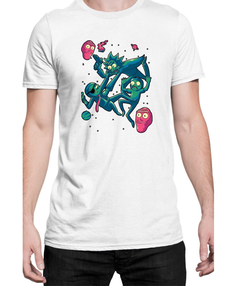 Мъжка Тениска Rick And Morty Space