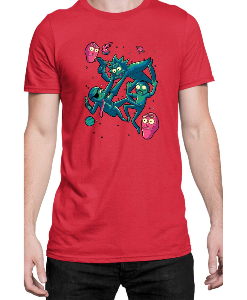 Мъжка Тениска Rick And Morty Space