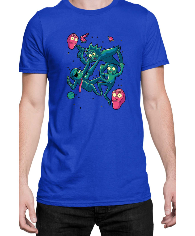 Мъжка Тениска Rick And Morty Space