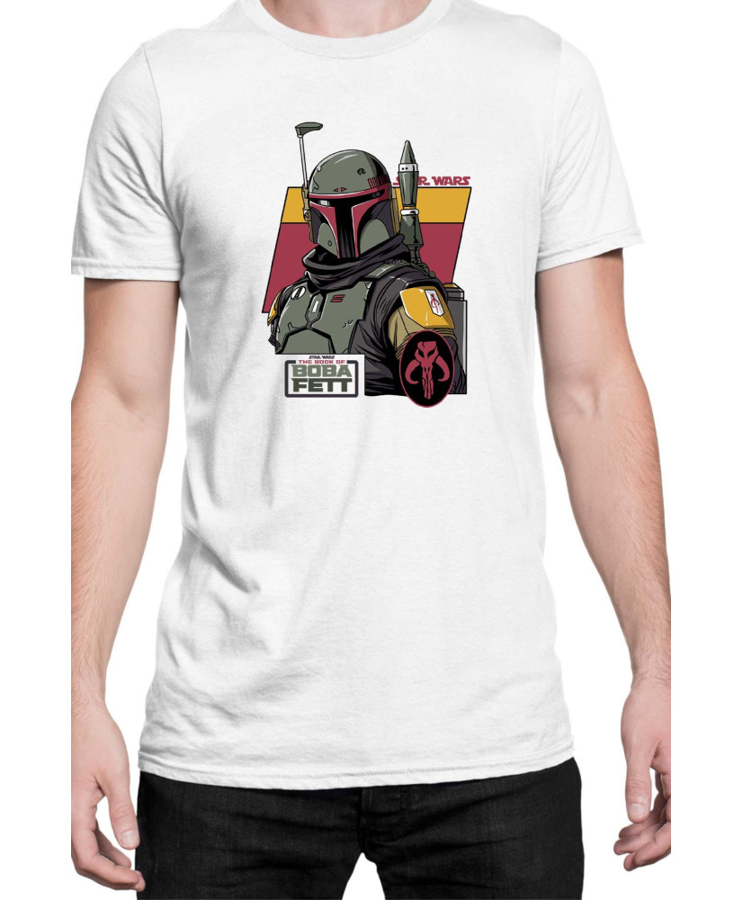 Мъжка Тениска Star Wars Boba Fett Book