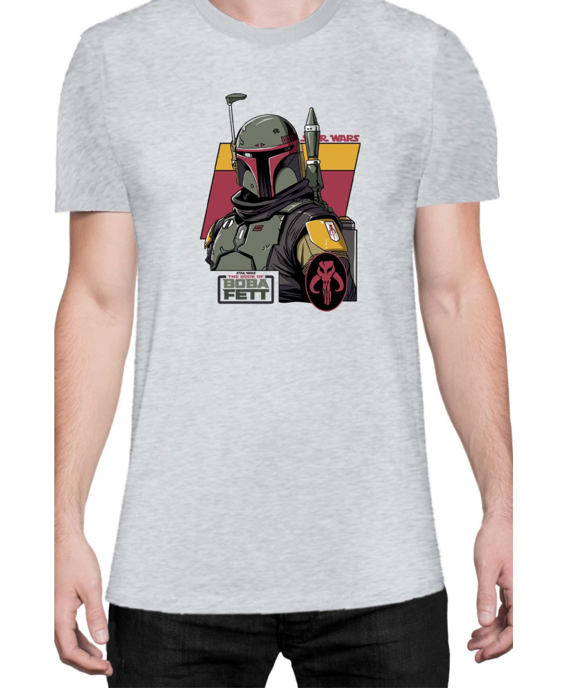 Мъжка Тениска Star Wars Boba Fett Book