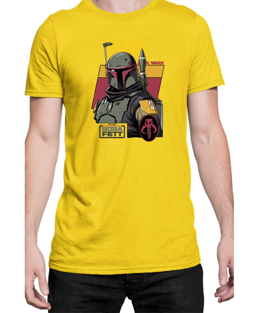 Мъжка Тениска Star Wars Boba Fett Book