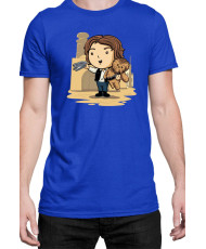 Мъжка Тениска Star Wars Cute Han Solo Chewbaka