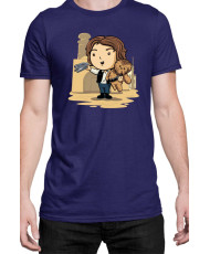 Мъжка Тениска Star Wars Cute Han Solo Chewbaka