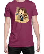 Мъжка Тениска Star Wars Cute Han Solo Chewbaka
