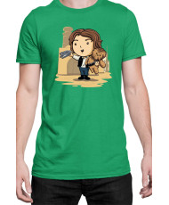 Мъжка Тениска Star Wars Cute Han Solo Chewbaka