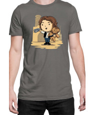 Мъжка Тениска Star Wars Cute Han Solo Chewbaka