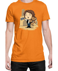 Мъжка Тениска Star Wars Cute Han Solo Chewbaka