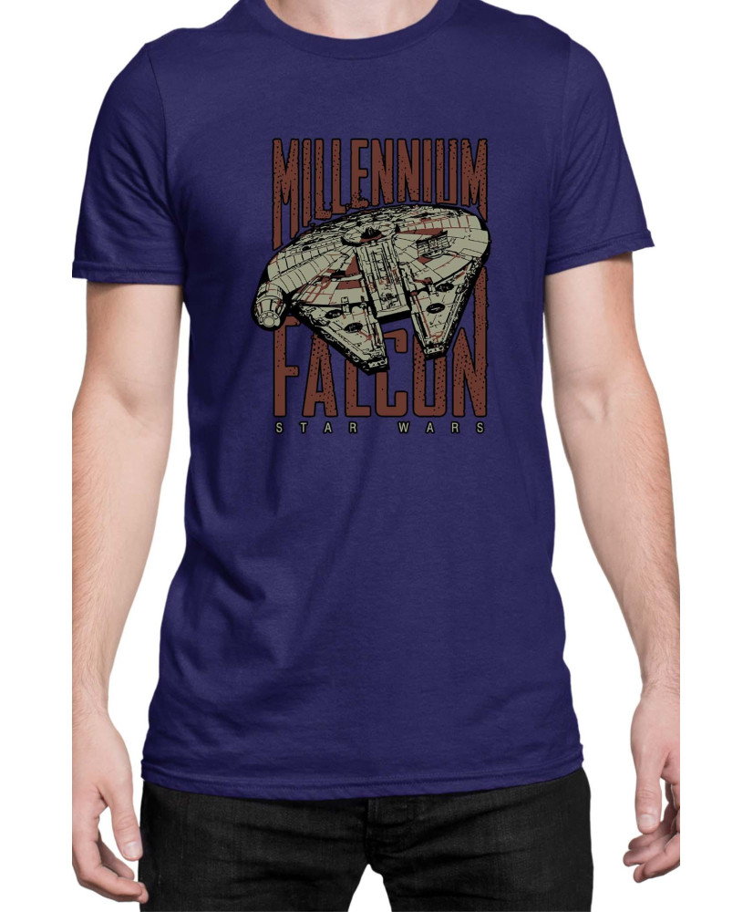 Мъжка Тениска Star Wars Millenium Falcon