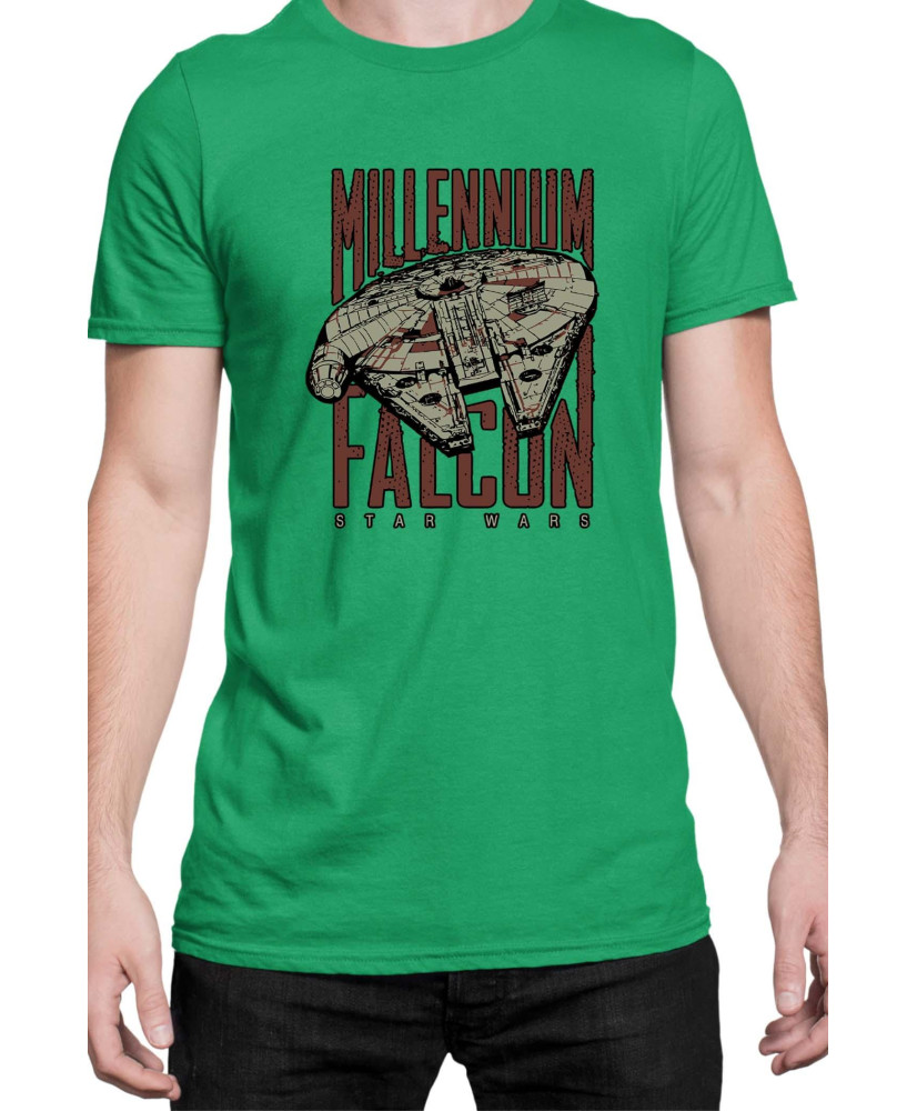Мъжка Тениска Star Wars Millenium Falcon