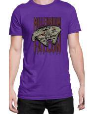 Мъжка Тениска Star Wars Millenium Falcon